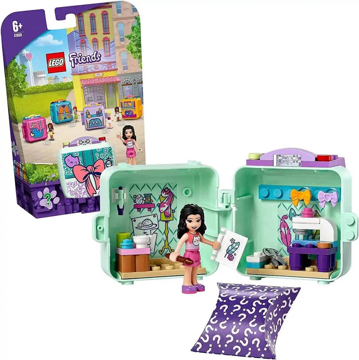 LEGO (41668) Friends Emmas Mode-Würfel für 6,40 € [Prime] statt 9,76 €