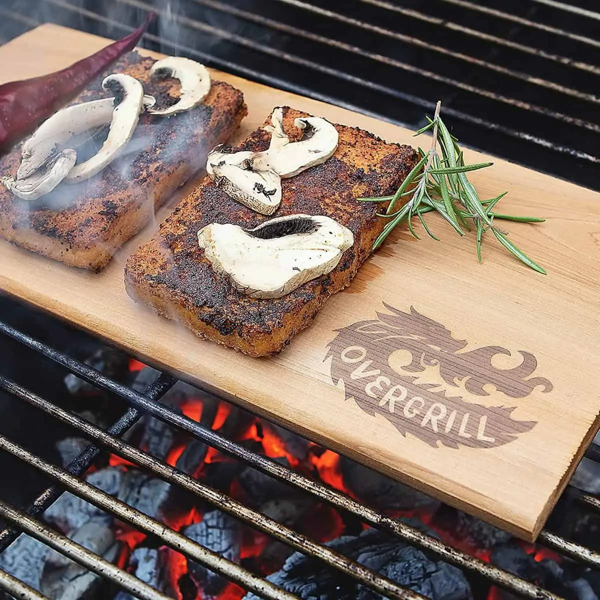 OVERGRILL Premium XXL Zedernholzbrett zum Grillen für 4,75 € [Prime] statt 11,94 €