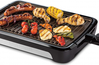 Amazon.de  George Foreman Grill Smokeless Tischgrill raucharmer Indoor BBQ Grill inkl. spülmaschine