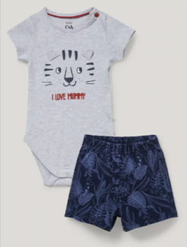 Baby Shorty Pyjama teilig C A Online Shop