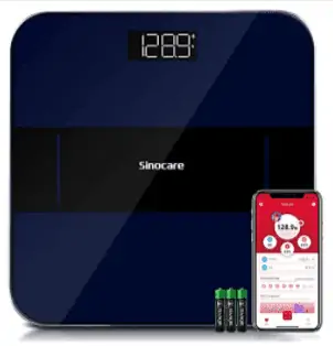 Sinocare Digitale Körperanalysewaage für 9,99 € inkl. Prime-Versand