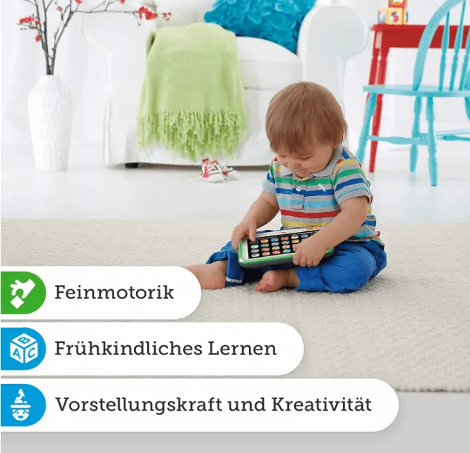 Fisher-Price CDG57 – Lernspaßtablet, mit Geräuschen für 9,99 € inkl. Prime-Versand (statt 18,98 €)