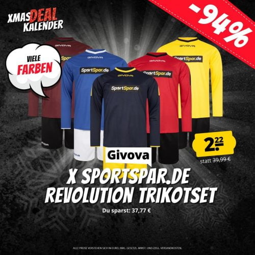 Givova x SportSpar.de Revolution Trikotset für 2,22 €
