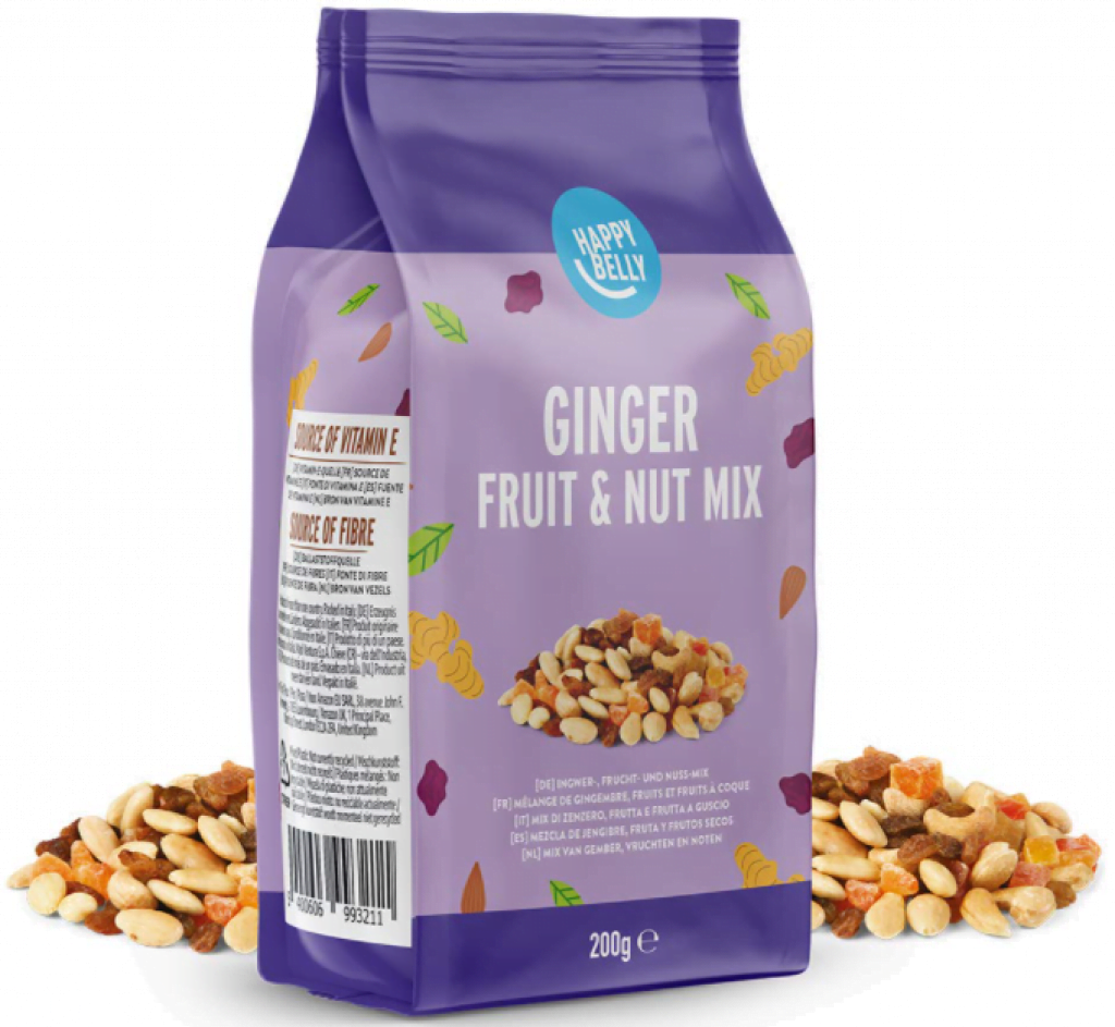 Happy Belly Ingwer-, Frucht- Und Nuss-Mix