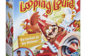 Hasbro Looping Louie Kinderspiel lustiges 3D Spiel Partyspiel für Kindergeburtstage unterhaltsame