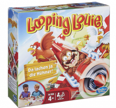 Hasbro Looping Louie Kinderspiel lustiges 3D Spiel Partyspiel für Kindergeburtstage unterhaltsame