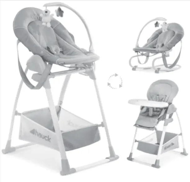 Hauck Hochstuhl Sit N Relax 3in1 Stretch Grey für 113,97 € inkl. Versand