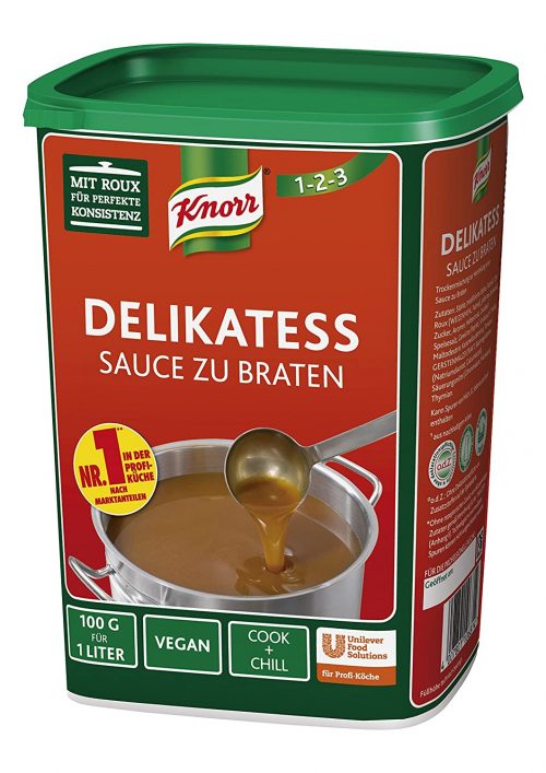 Knorr Delikatess Sauce zu Braten 1kg ab 8,45 € inkl. Prime-Versand