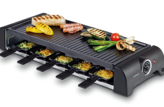 Korona 45060 Raclette fuer 10 Personen   XXL Raclette mit 10 Pfannen Spateln   Mit antihaftbeschich