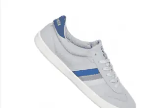 Lambretta Vulcan Canvas Herren Sneaker 0632 VULCAN LTGRY BLU 43