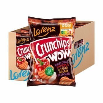 Lorenz Snack World Crunchips WOW Paprika Sour Cream e1657699625899