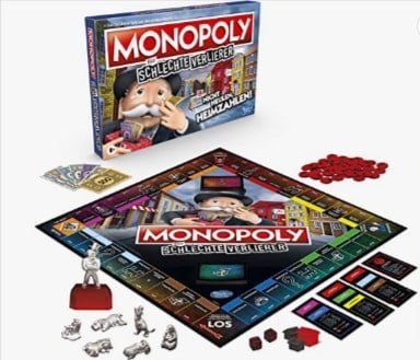 Monopoly Fuer Schlechte Verlierer Brettspiel Ab 8 Jahren – Das Spiel Bei Dem Es Sich Auszahlt Zu Verlieren Amazon De Spielzeug