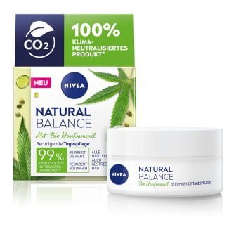 NIVEA Natural Balance Bio Hanfsamenoel Beruhigende Tagespflege e1640545015380