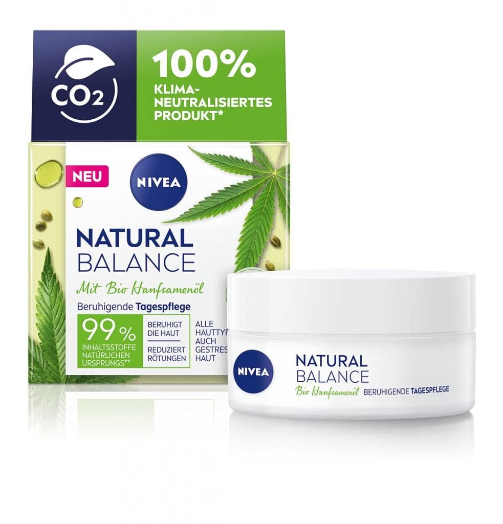 Nivea Natural Balance Bio Hanfsamenöl Beruhigende Tagespflege