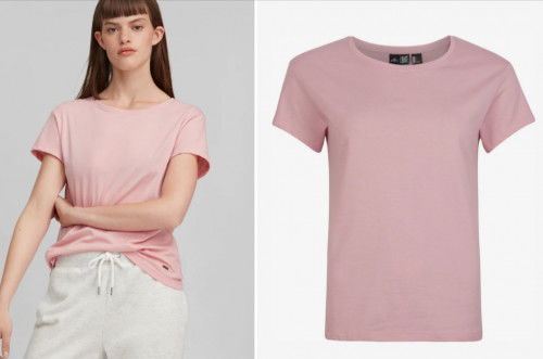 O’Neill Damen T-Shirt basic in rosé (Gr. XS bis XL) für 7,80 € inkl. Versand