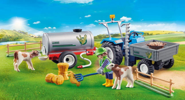 PLAYMOBIL Country 70367 Ladetraktor mit Wassertank Ab 4 Jahren  Amazon.de  Spielzeug