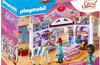 PLAYMOBIL DreamWorks Spirit Untamed 70695 Miradero Reitladen e1640679351137