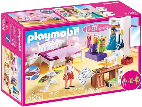 Playmobil Dollhouse 70208 Schlafzimmer und Naehstudio e1639070851485