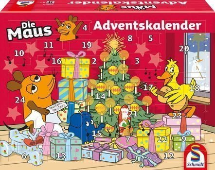 Schmidt Spiele 40614 Die Maus Adventskalender e1638468049422