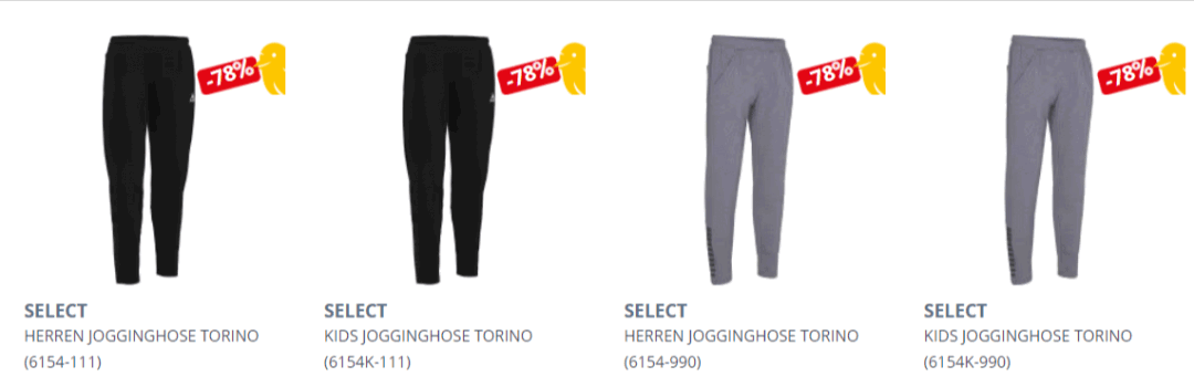 Select Torino Jogginghose