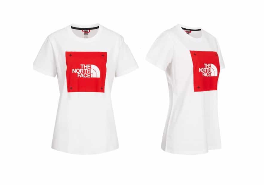 The North Face Boyfriend Box Damen T Shirt In Weiss