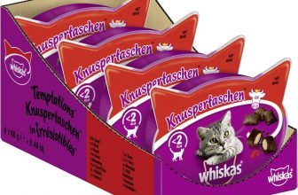 Whiskas Katzensnacks Knuspertaschen Rind e1640429530970