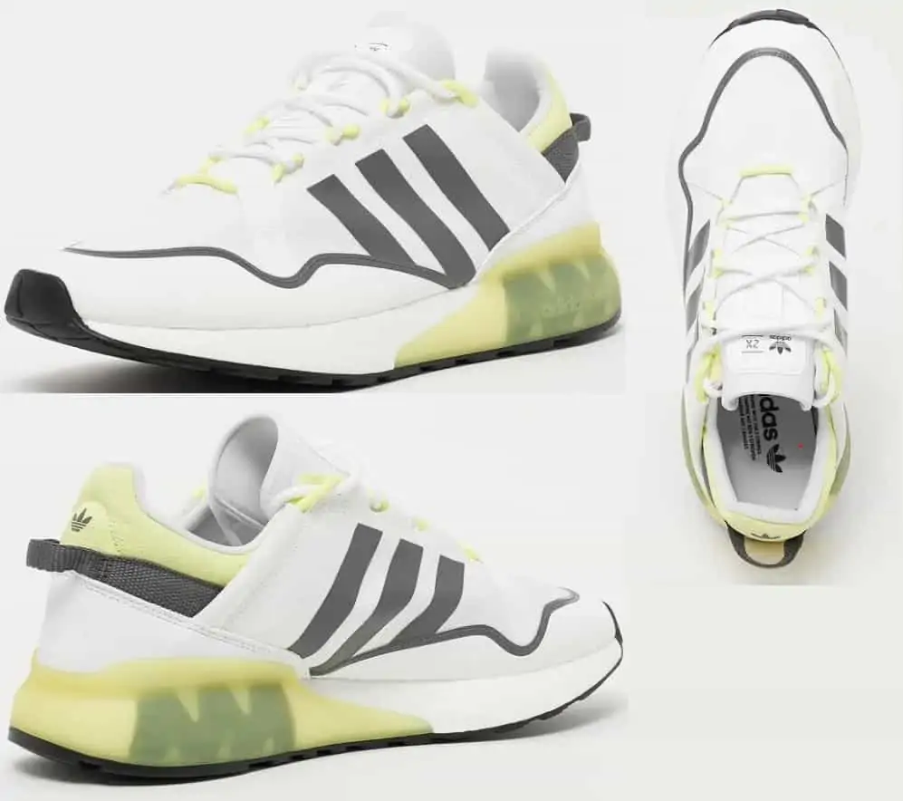 Adidas ZX 2K Boost Pure in five/pulse yellow (Gr. 41 1/3 bis 46) für 50,00 € inkl. Versand statt 77,00 €