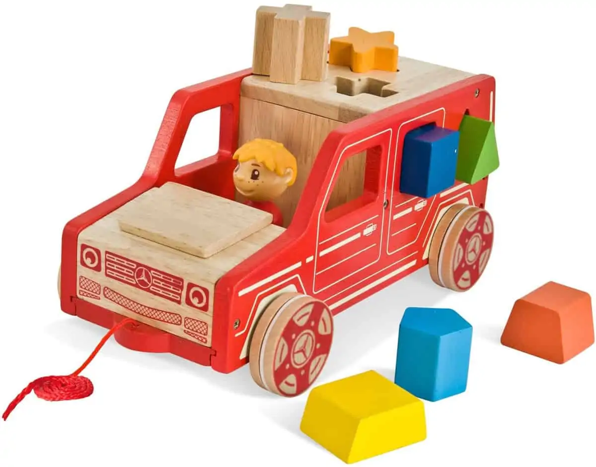 Eichhorn Mercedes Steck G-Klasse Benz Auto mit 7 Bausteinen und Fahrerfigur für 10,19 € [Prime] statt 19,94 €