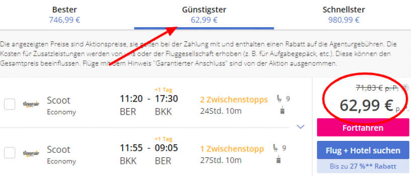 lastminute.com guenstige Fluege Berlin Bangkok 1