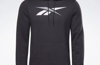 reebok training essentials vector pullover hoodie black h62062 1