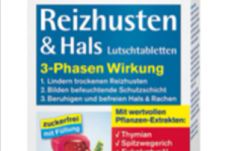 tetesept Reizhusten Hals Lutschtabletten zuckerfrei mit Fuellung – Lutschpastillen bei Erkaeltungs