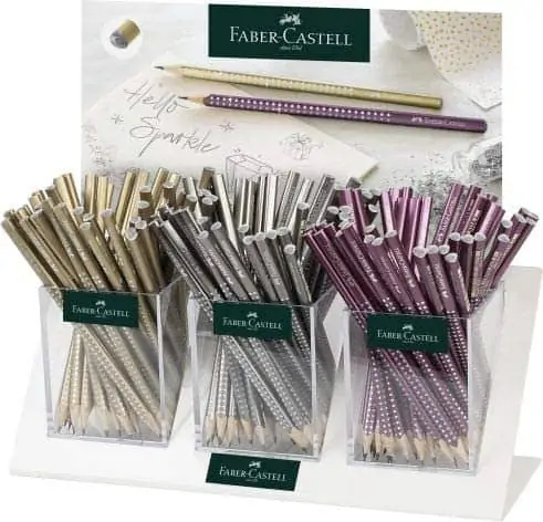 Preisfehler: 144 Faber-Castell Bleistift Sparkle Dis. Herbst-Edition 3fach für 8,77 €  inkl. Versand