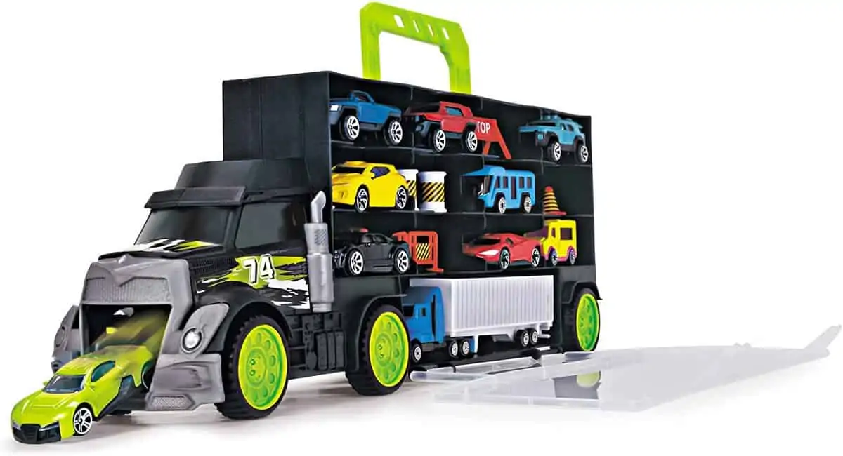 Dickie Toys Carry & Store Transporter (inkl. 4 Autos) für 9,99 € [Prime] statt 17,94 €
