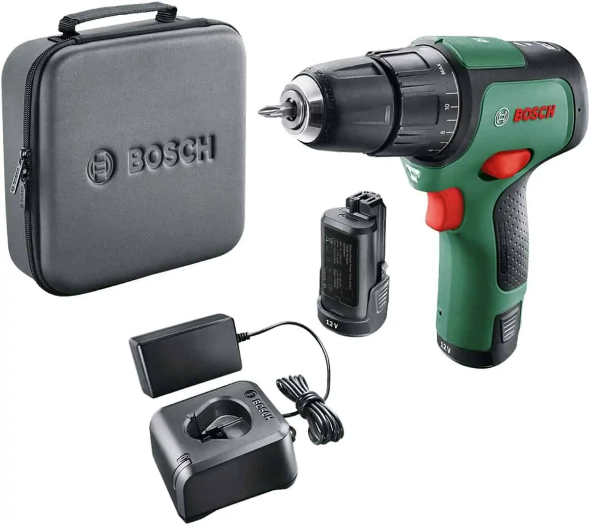 Bosch Akku-Schlagbohrschrauber EasyImpact 12 inkl. 2 Akkus & Softbag für 76,89 € inkl. Versand statt 99,90 €
