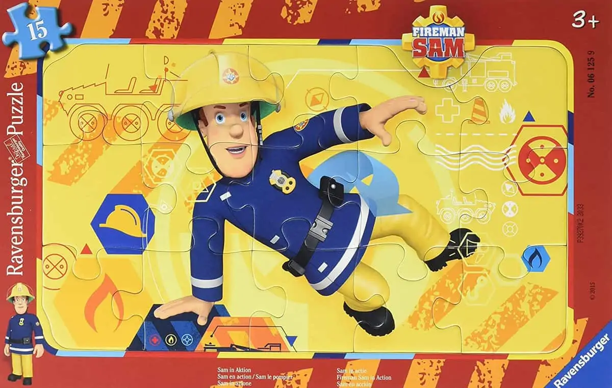 Ravensburger Kinderpuzzle – 06125 Sam in Aktion – Rahmenpuzzle für 2,89 € [Prime] statt 5,89 €