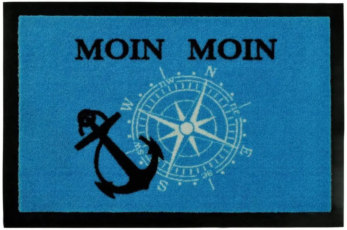 Hanse Home Moin in blau schwarz (40×60 cm) Fußmatte & diverse andere für je 10,99 € [Prime] statt 15,96 €