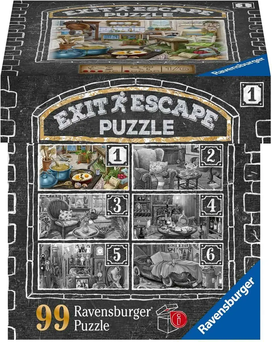 Ravensburger EXIT Puzzle 16877 – Im Gutshaus Küche (99 Teile) für 3,29 € [Prime] statt 6,99 €
