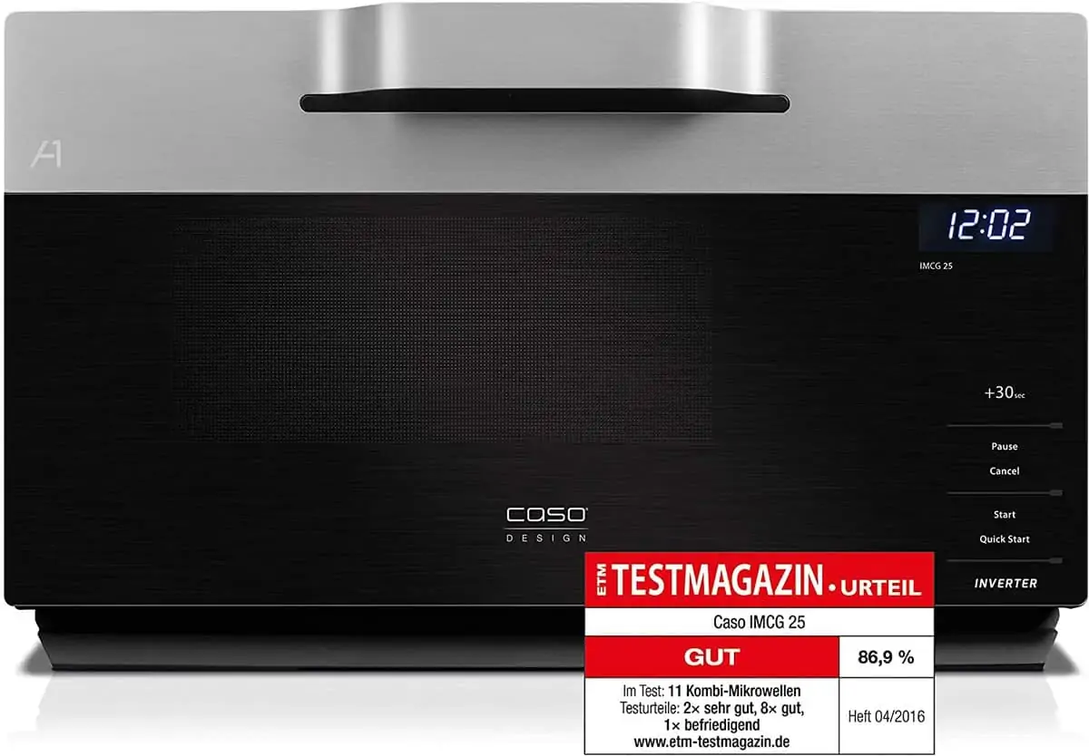 Caso IMCG 25 – 3in1 Mikrowelle mit Grill und Heißluft 2050W für 164,99 € inkl. Versand [Lieferzeit 1-2 Monate] statt 263,00 €