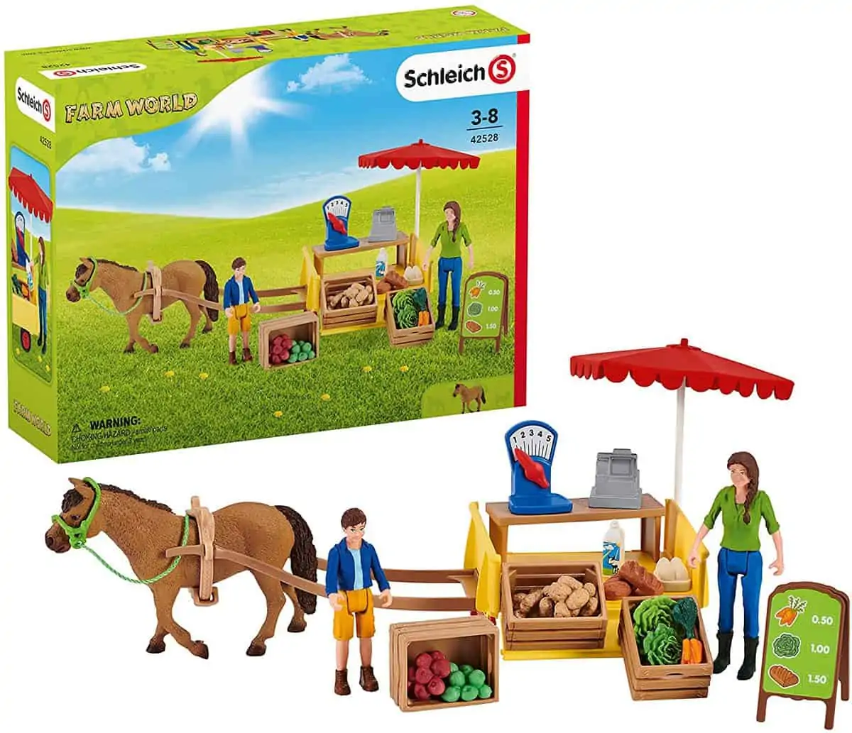 Schleich – Farm World – Mobiler Farm Stand (42528) für 14,99 € [Prime] statt 25,88 €