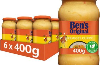 Bens Original Sauce Cremiges Curry 6 Glaeser 6 x 400g e1641901390947