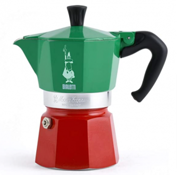 Bialetti 5322 Espressokocher  Moka Express  in Aluminium Gruen Rot 30 x 20 x 15 cm   Amazon.de  Kuec