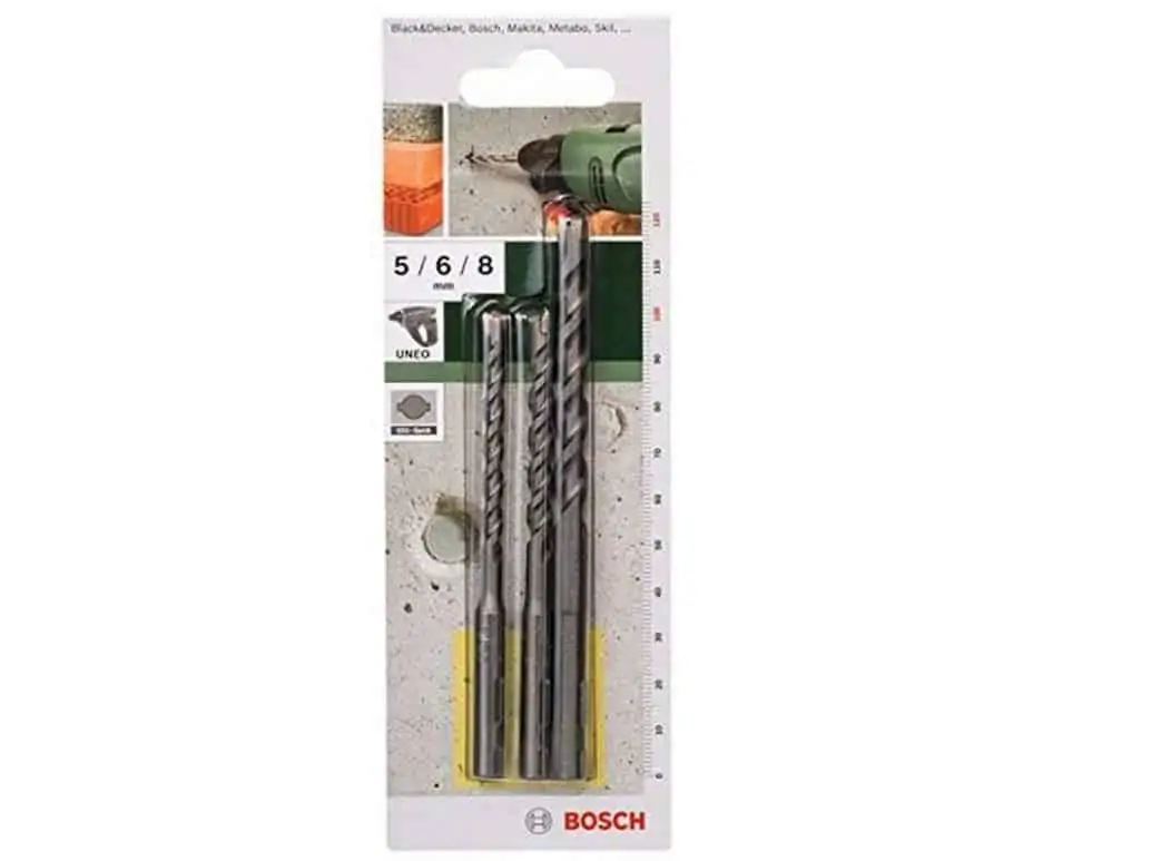 Bosch Betonbohrer-Set SDS-Quick 3-teilig für 6,09 € inkl. Prime-Versand