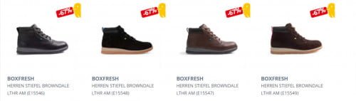 Boxfresh Browndale Herren Stiefel (diverse Farben, Gr. 40 bis 45) für 32,33 € inkl. Versand