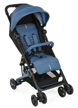 Chicco MIINIMO3 Buggy kompakter Reisebuggy ultraleicht ab Geburt mit Transportrucksack blau   A