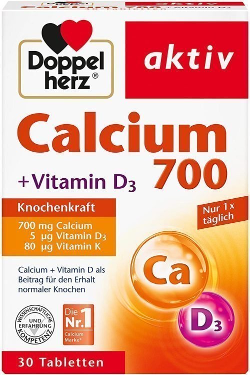 Doppelherz Calcium 700 + Vitamin D3 ab 2,00 € inkl. Prime-Versand
