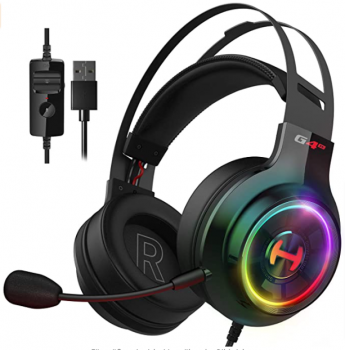 Edifier G4 TE Gaming Headset mit Mikrofon Over Ear Gaming Kopfhoerer fuer PC Computer Headset Surroun