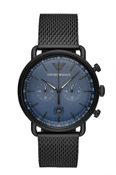 Emporio Armani Herren Chronograph Quarz Uhr mit Edelstahl Armband AR11 – Juwelier Harald Dringo GmbH