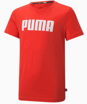 Essentials Jungen T Shirt High Risk Red Puma Kleidung Puma Deutschland