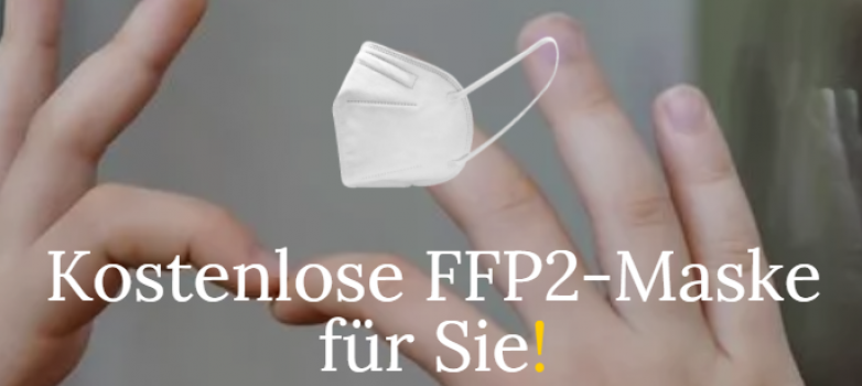 FFP2 Maske gratis fuer Senioren Hahne Residenzen