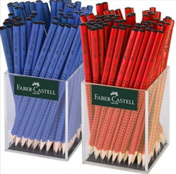 Faber Castell 117065 Bleistift GRIP 2001 rot blau im Kuecher   Amazon.de  Buerobedarf Schreibwaren